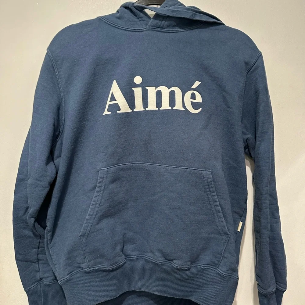 Aimé Leon Dore “Aimé” Hoodie size small navy blue - Picture 1 of 5